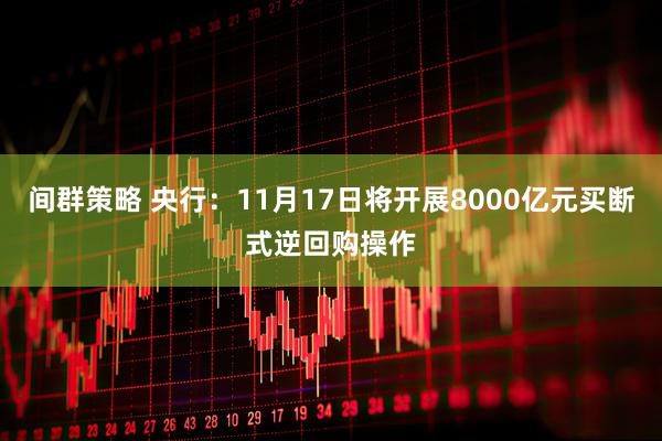 间群策略 央行：11月17日将开展8000亿元买断式逆回购操作